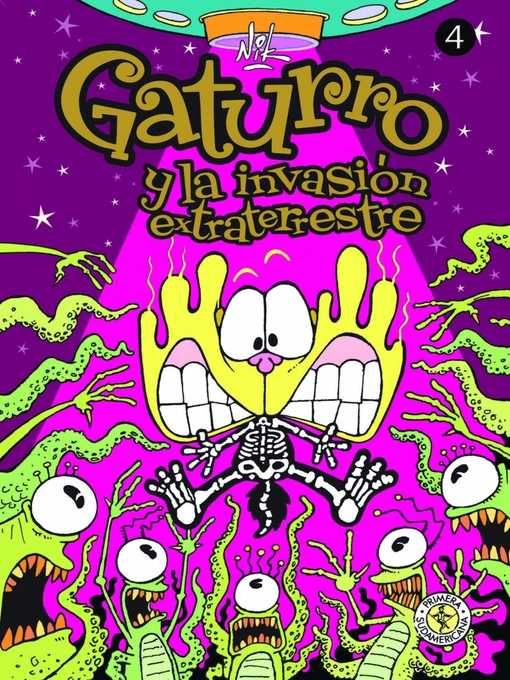 Cover image for Gaturro 4. Gaturro y la invasión extraterrestre